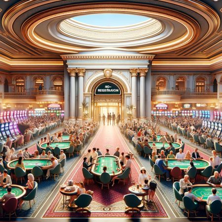 Geen registratie casino