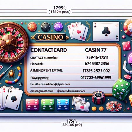 De contactgegevens van Casino 777